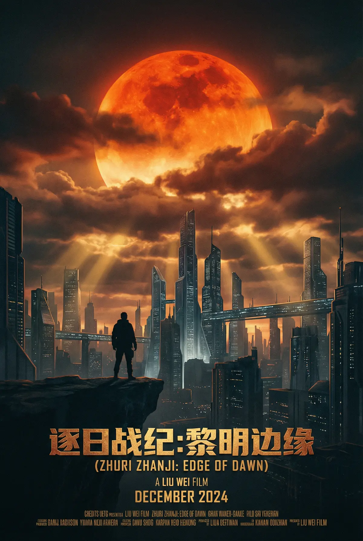 禁漫天堂 出品科幻巨制《逐日战纪》电影海报